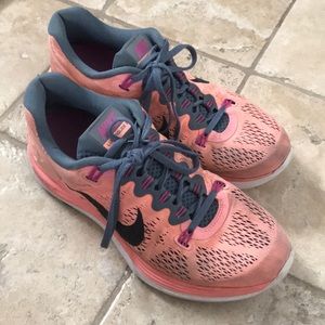 Orange Nike Lunarglide 5 Size 8